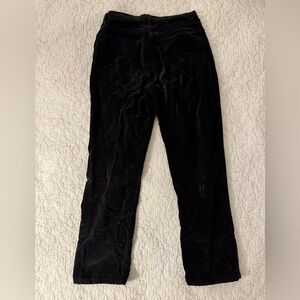 Vintage Banana Republic Velvet Black Pants size 6